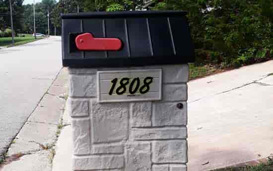 Mailbox Vinyl Numbers
