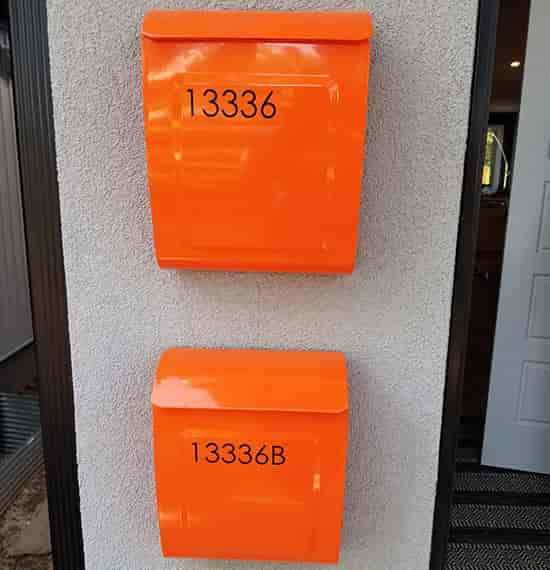 Custom Vinyl Mailbox Numbers Custom Vinyl Mailbox Numbers