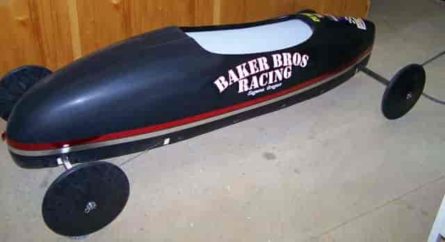 Custom Vinyl Letters for a Soap Box Derby Car