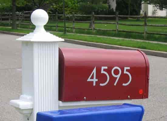 Mailbox Address Numbers