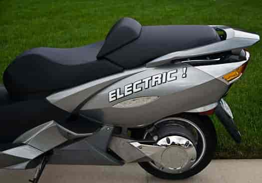 Lettering for All-Electric Motorcycle