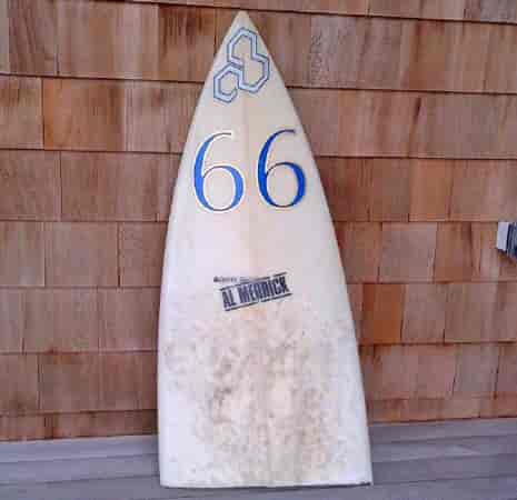 Vinyl Surf Board House Numbers