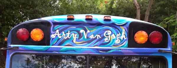 Custom Art Van Lettering