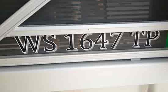 Custom Vinyl Boat Registration Numbers