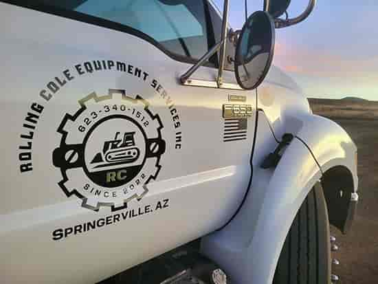 Custom Vinyl Decals for Company Truck