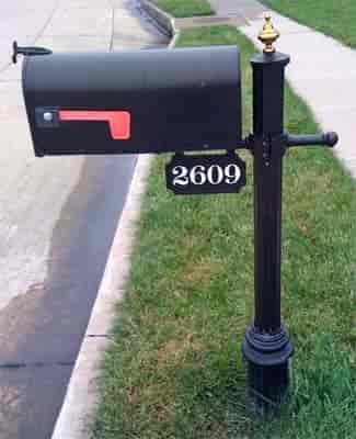 Custom Mailbox Number Decals