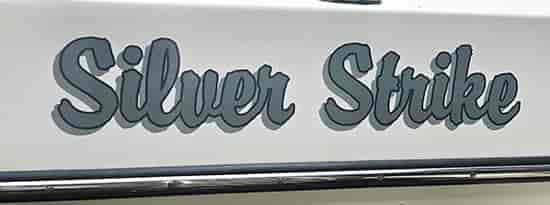 Custom Vinyl Boat Name Custom Vinyl Boat Name