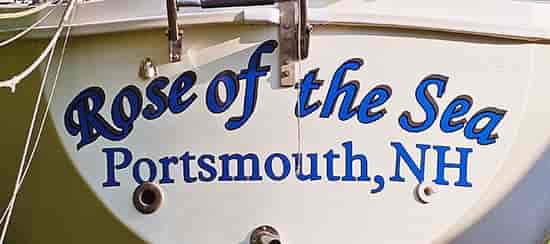 Custom Vinyl Boat Name Custom Vinyl Boat Name