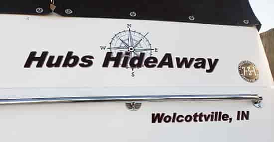 Custom Vinyl Boat Name