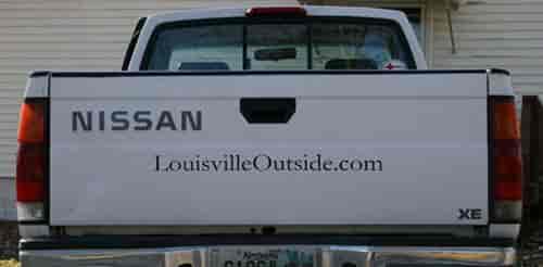 Lettering on a truck