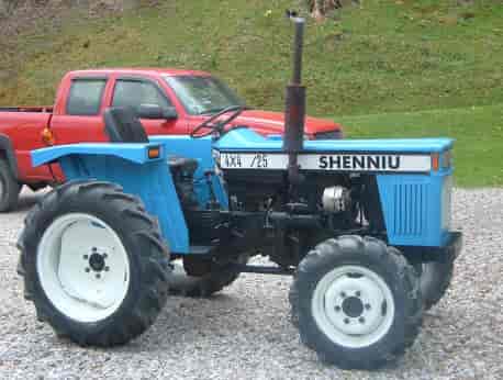 Vinyl Letters on a Farm Tractor
