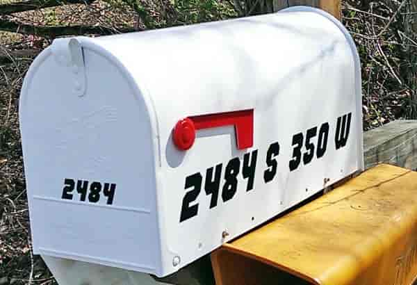 Custom Mailbox Decals
