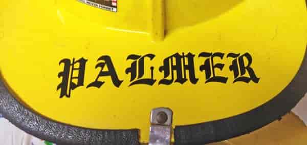 Custom Firefighter Helmet Name Letters
