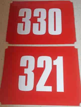 Custom Vinyl Numbers
