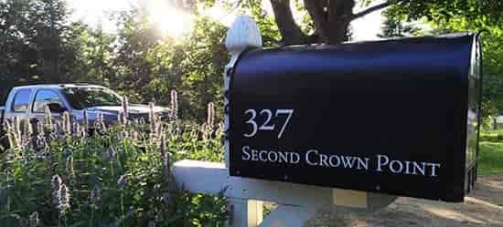 Custom Vinyl Mailbox Letters and Numbers