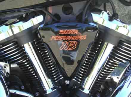 Custom Lettering on a Motorcycle