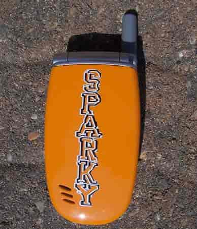 Custom Lettering on a Cell Phone