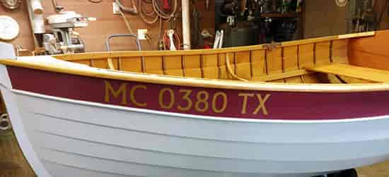 Custom Vinyl Boat Regestration
