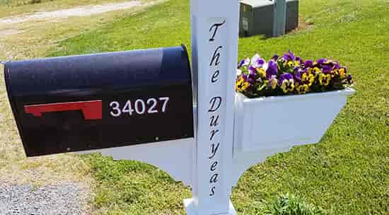 Custom Vinyl Letters and Numbers For Mailbox