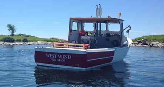 Custom Vinyl Lettering For Boat Name and Port of Call