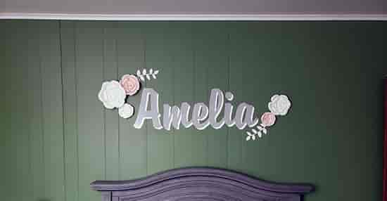 Cusotm Vinyl Lettering For Wall Decoration