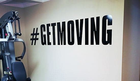 Custom Vinyl Wall Lettering