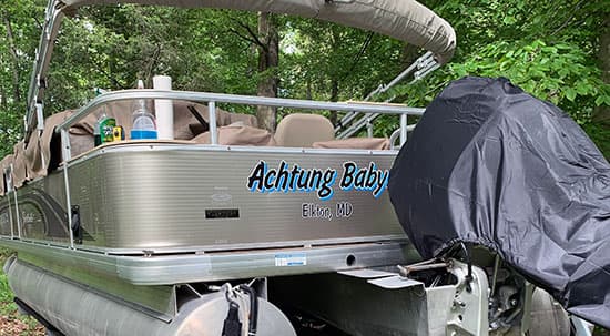 Vinyl Boat Name