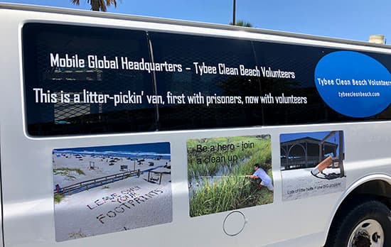 Custom Vinyl Van Lettering