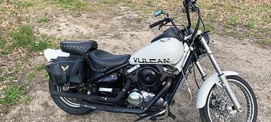 Custom Vinyl Motorcycle Lettering