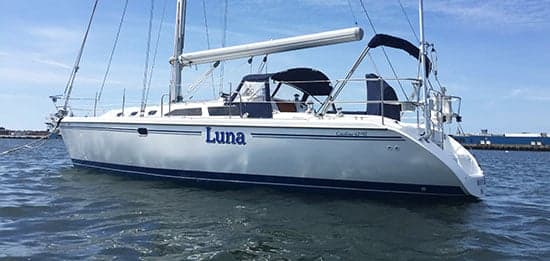Custom Vinyl Boat Name
