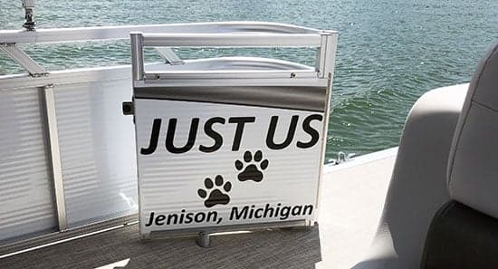 Custom Vinyl Boat Name