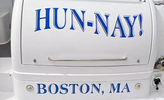 Custom Vinyl Boat Name