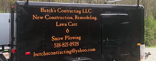 Custom Vinyl Trailer Lettering