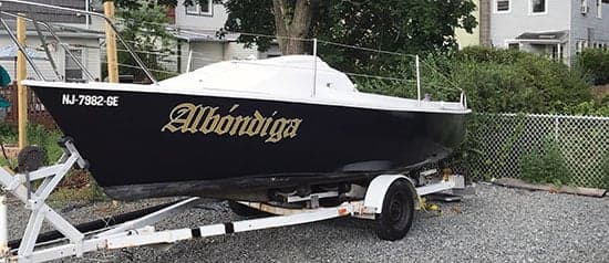 Custom Vinyl Boat Name Custom Vinyl Boat Name