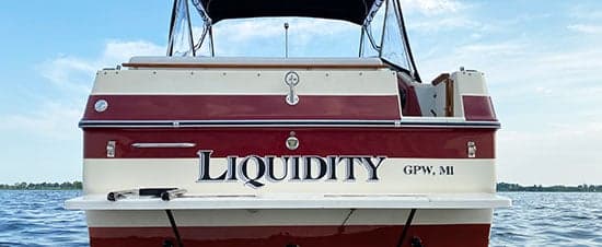 Custom Vinyl Boat Name Custom Vinyl Boat Name