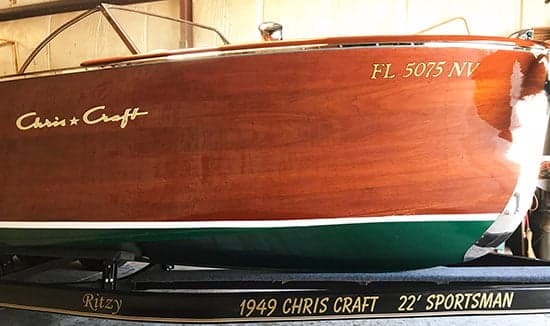 Custom Vinyl Boat And Trailer Lettering