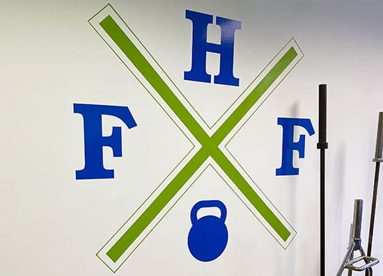 Custom Vinyl Wall Lettering