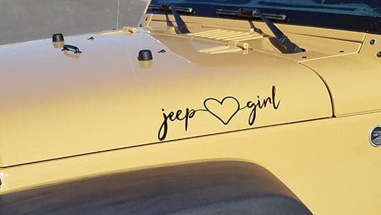 Custom Vinyl Jeep Decal