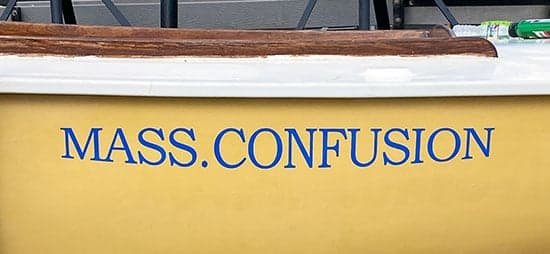 Custom Vinyl Boat Name