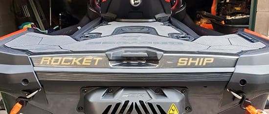 Cusom Vinyl JetSki Lettering