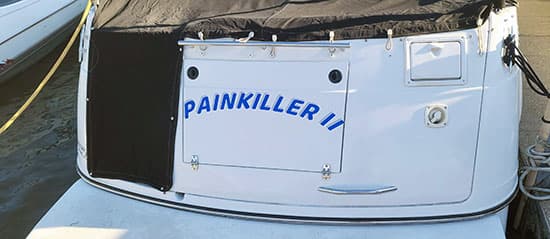 Custom Vinyl Boat Name Custom Vinyl Boat Name