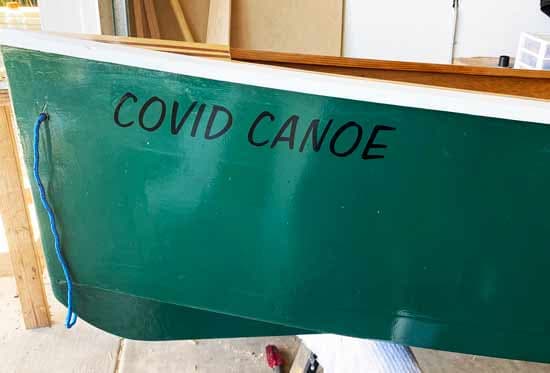 Custom Canoe Vinyl Lettering Custom Canoe Vinyl Lettering