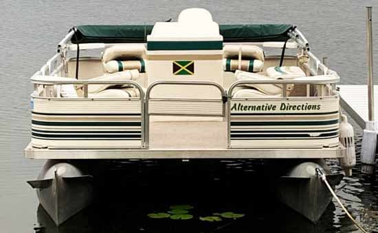 Custom Vinyl Boat Lettering