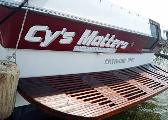 Custom Boat Vinyl Decals