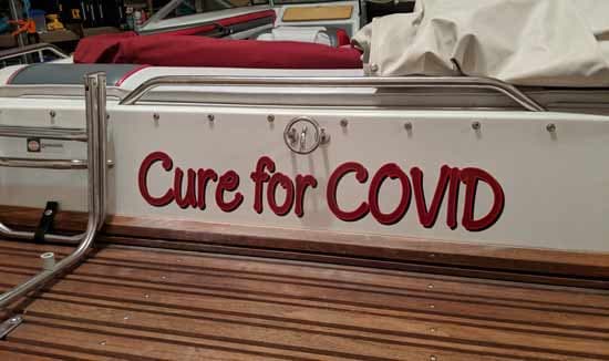 Custom Boat Lettering
