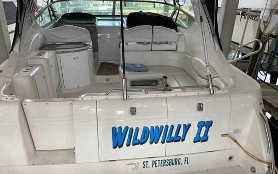 Custo Vinyl Boat Name