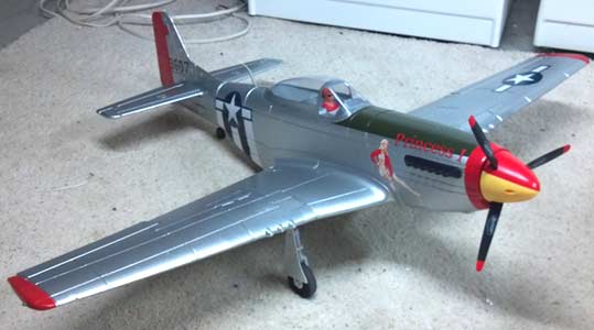 Vinyl decal on model airplane Vinyl decal on model airplane