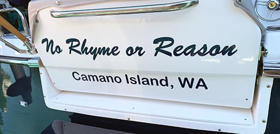 Custom Vinyl Boat Name Custom Vinyl Boat Name