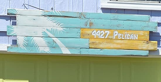 Custom Vinyl Sign For Address