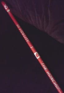 Vinyl decals and lettering on fraternity canes Vinyl decals and lettering on fraternity canes